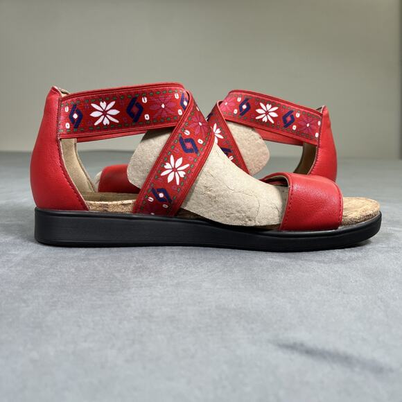 Alegria Lucia Red LUC-7764 Sandal Women Size 38 8-8.5 Benefits Charity - Picture 5 of 16